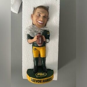 3/25$(Mix) Trevor Harris Edmonton Eskimos Elks  Bobblehead CFL New In Box